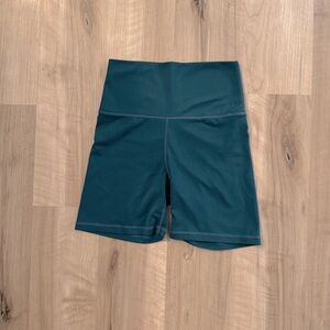Women's SET Active Teal High-Waisted Shorts